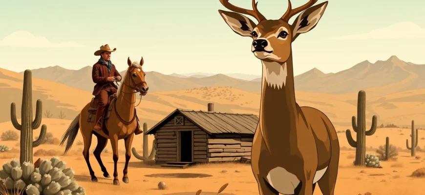 Deer in the Wild West: A Cinematic Journey Deer in the Wild West: A Cinematic Journey