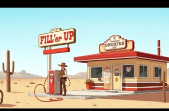 Western Films Set at Gas Stations: A Unique Collection