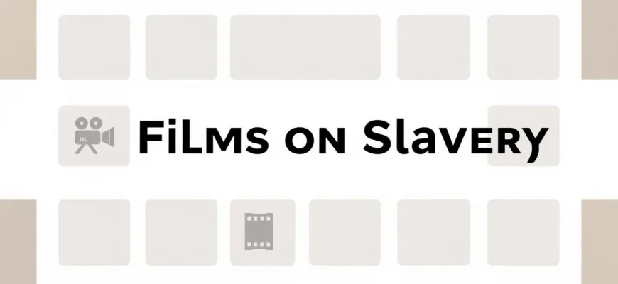 Films on Slavery: A Cinematic Journey Films on Slavery: A Cinematic Journey
