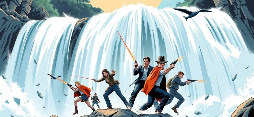 Thrilling Waterfall Action Films Thrilling Waterfall Action Films